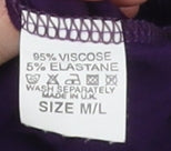 Womens UK Size M QED London Purple Cardigan Jumper