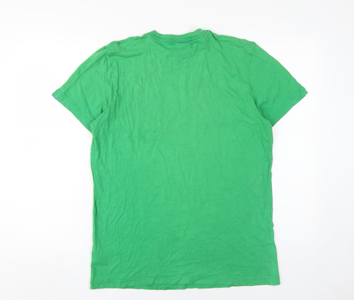 Adidas Men's Green Graphic Short Sleeve T-Shirt M