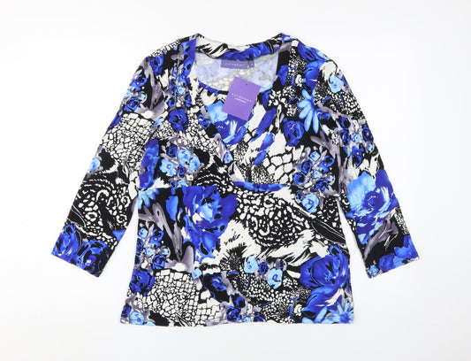 Autonomy Women's Multicoloured Wrap Blouse, Size 14