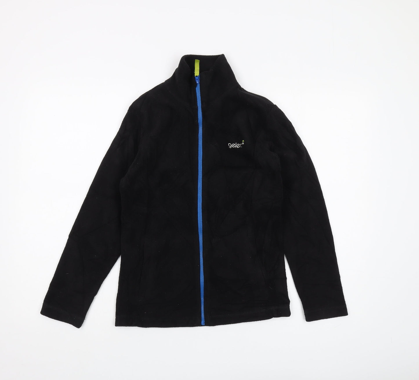 Gelert Boys Black Fleece Jacket 11-12 Years Full Zip