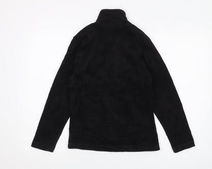 Gelert Boys Black Fleece Jacket 11-12 Years Full Zip