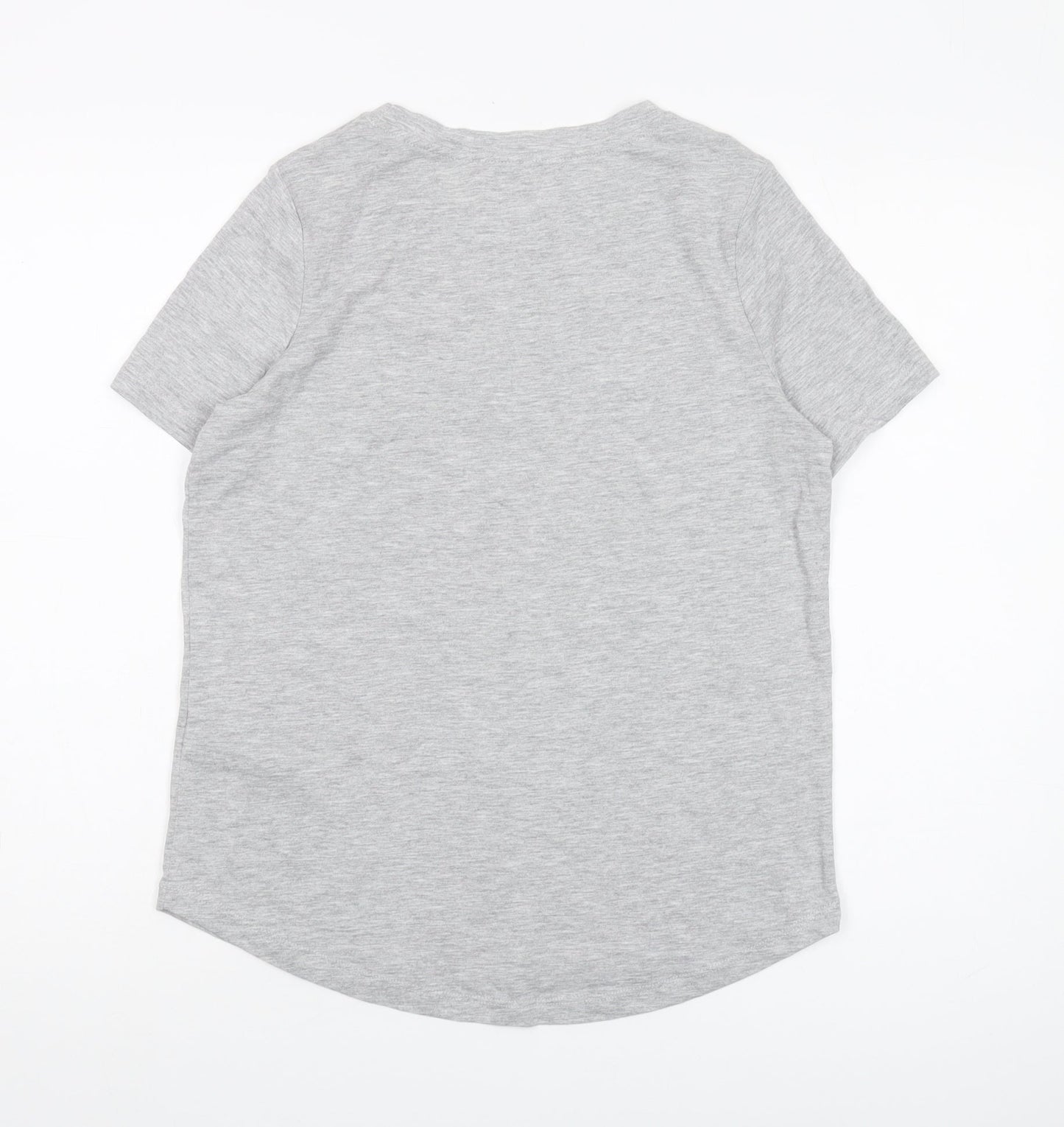Womens UK Size XS Oasis Grey Basic T-Shirt