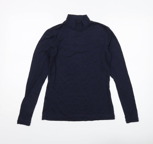 Mountain Warehouse Women's Black Mock Neck Top Size 10