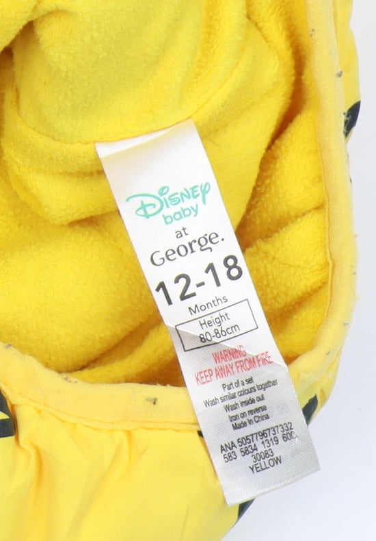 Disney Tigger Yellow Puffer Jacket 12-18 Months Unisex Baby