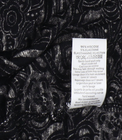 New Look Women’s Black Wrap Dress Size 8