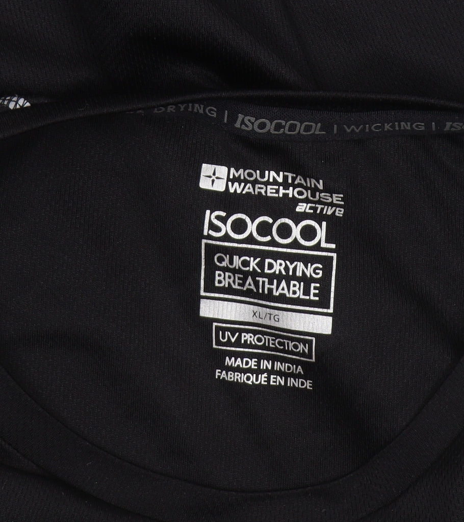 Mountain Warehouse Men's Black XL Performance T-Shirt