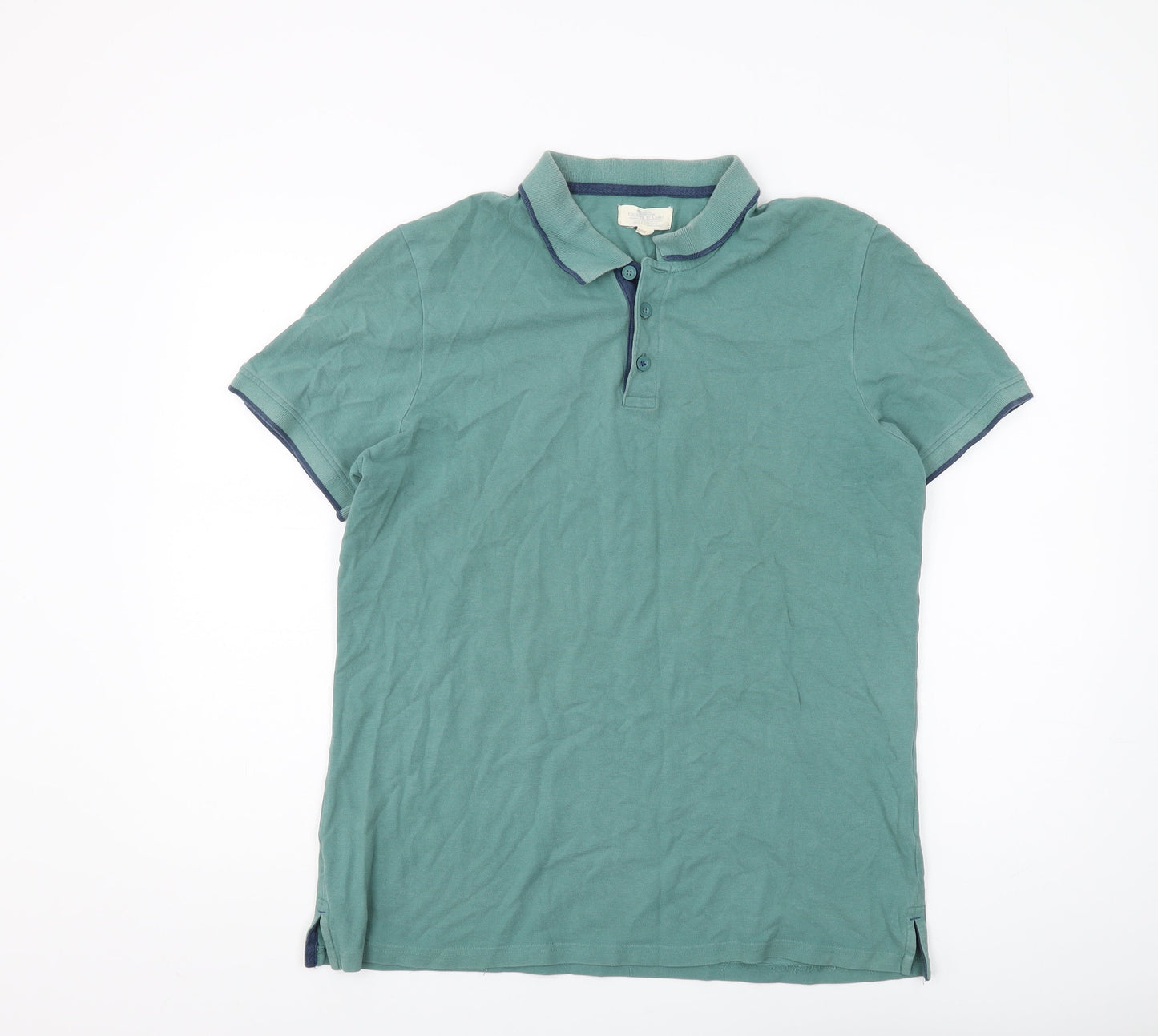 Mountain Warehouse Mens Green Short Sleeve Polo
