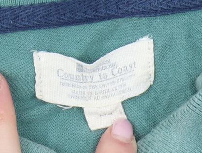 Mountain Warehouse Mens Green Short Sleeve Polo