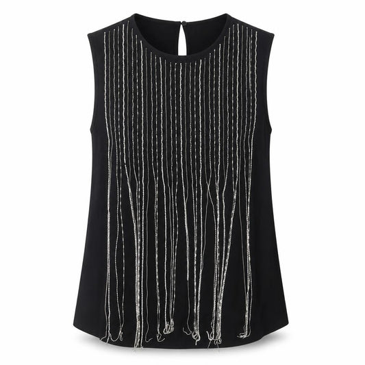 Womens UK Size 12 Marks and Spencer Black  Blouse