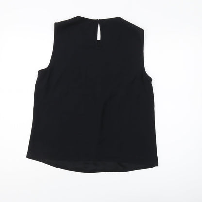Womens UK Size 12 Marks and Spencer Black  Blouse