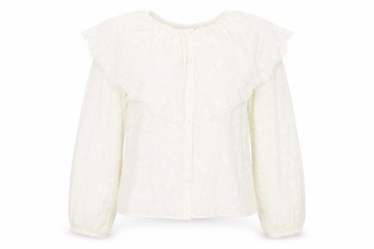 Marks and Spencer Women's White Embroidered Blouse