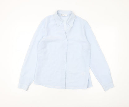 Womens UK Size 10 Principles Blue Basic Blouse