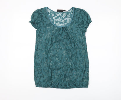 The Limited Women's Green Floral Blouse XS