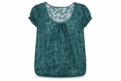 The Limited Women's Green Floral Blouse XS