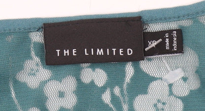 The Limited Women's Green Floral Blouse XS