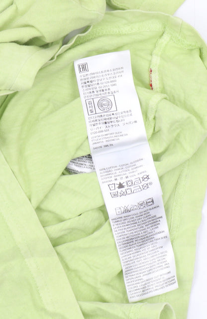 Levi's Men's Green Relaxed Fit Crew Neck T-Shirt M