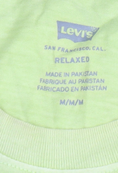Levi's Men's Green Relaxed Fit Crew Neck T-Shirt M