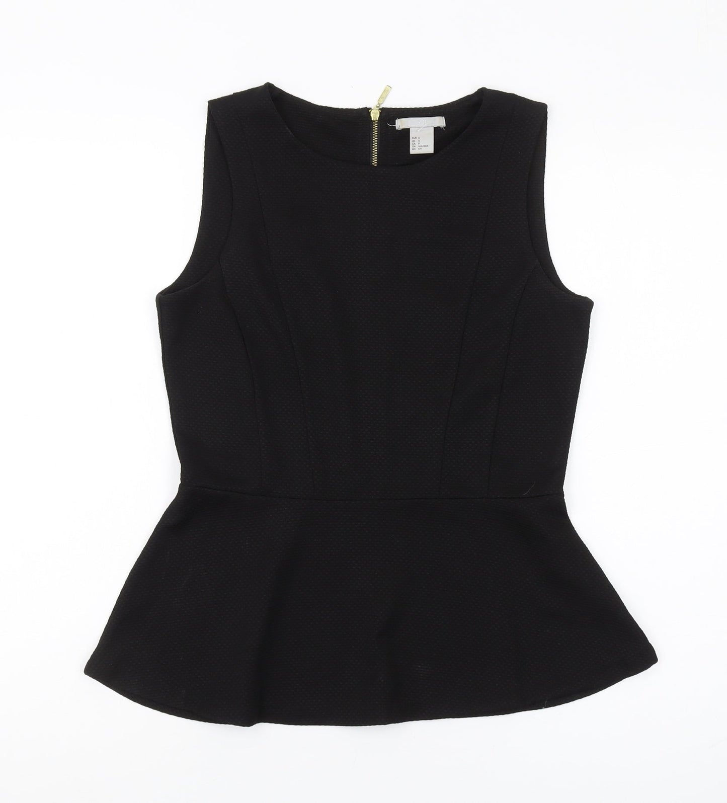 H&M Women's Black Slim Fit Tank Top
