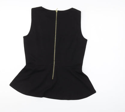 H&M Women's Black Slim Fit Tank Top
