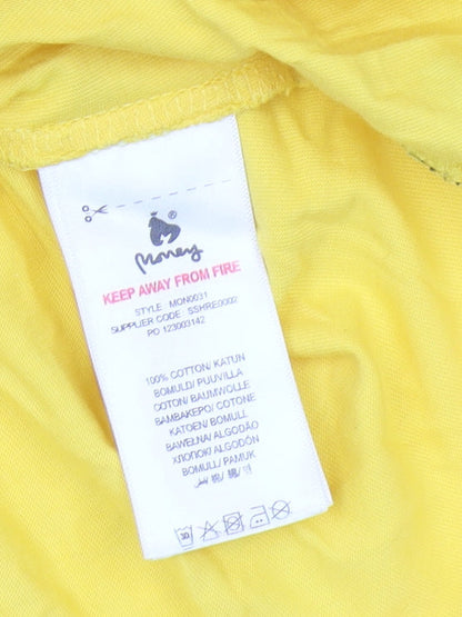 Money Boys Yellow Graphic T-Shirt 15-16 Years