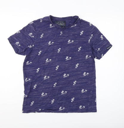 Tokyo Laundry Men's Purple Beach Short Sleeve T-Shirt M