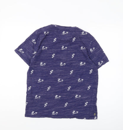 Tokyo Laundry Men's Purple Beach Short Sleeve T-Shirt M