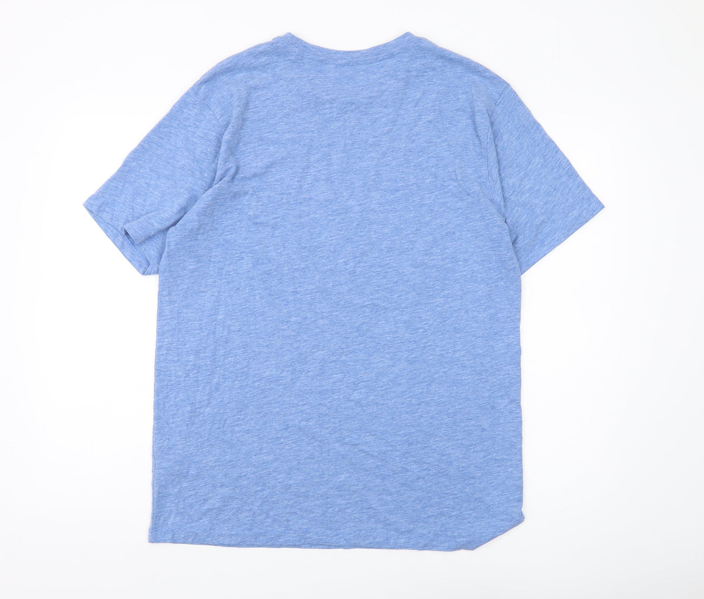 Next Men's Blue Motorcycle Graphic T-Shirt L