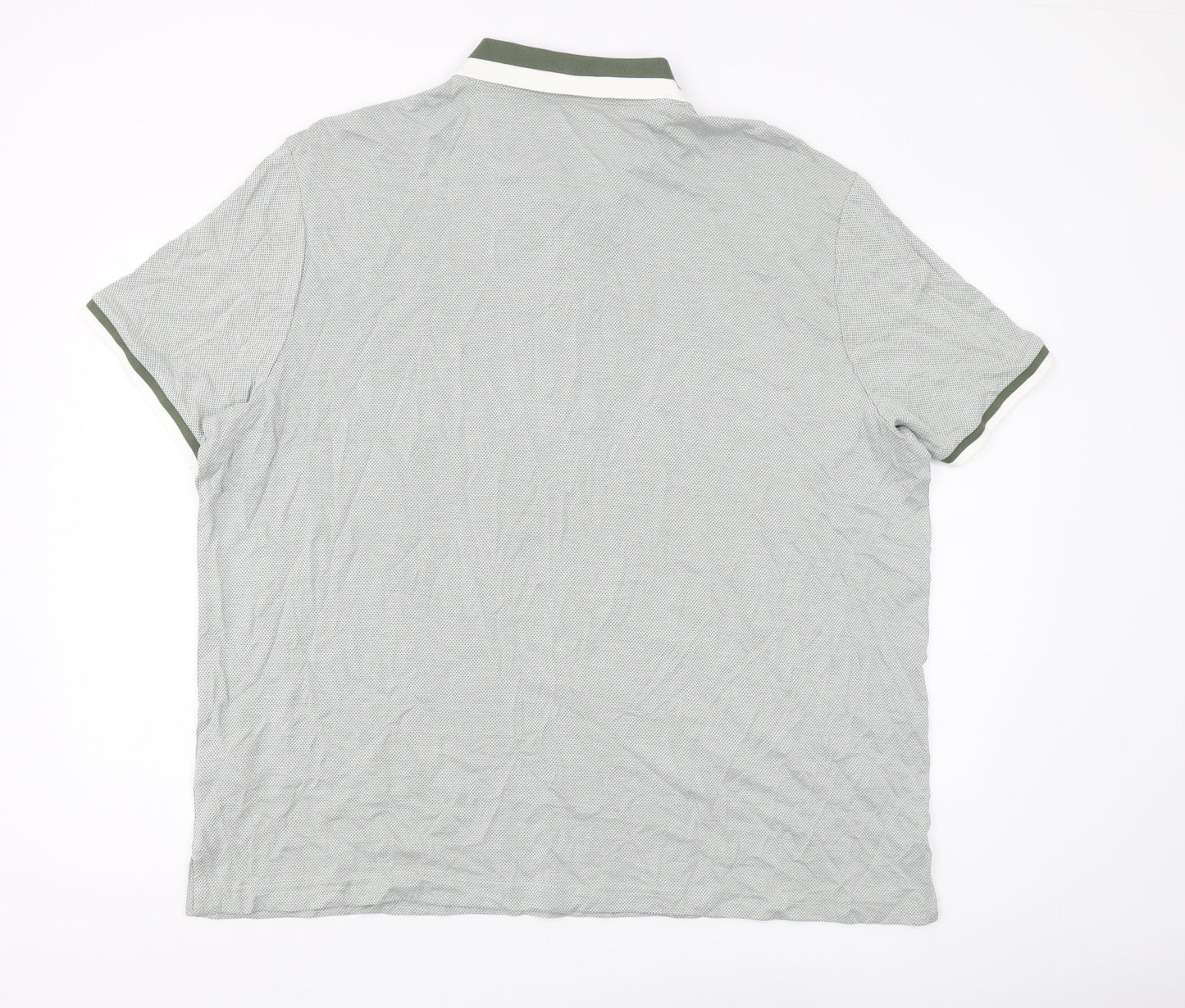 Marks and Spencer Men's Green 3XL Polo Shirt
