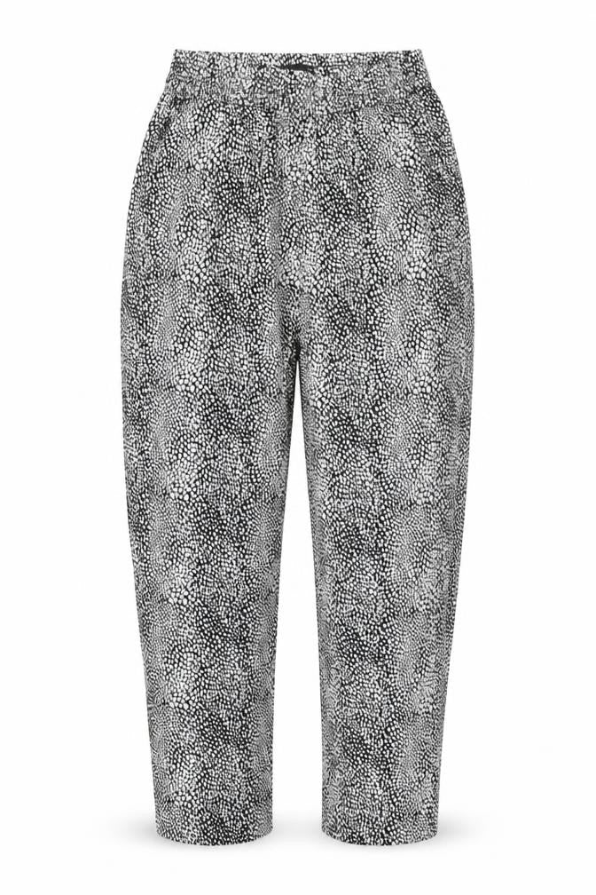 Womens UK Size 10 Marks and Spencer Regular Fit Cropped Black Trousers