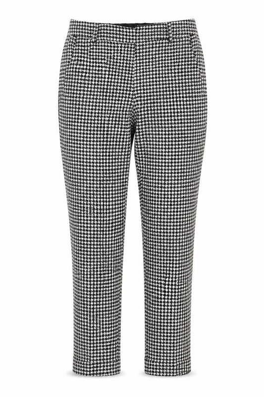 Womens UK Size XS Zara Woman Regular Fit Straight Multicoloured Trousers