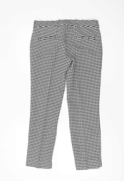 Zara Woman Straight Trousers XS Multicoloured