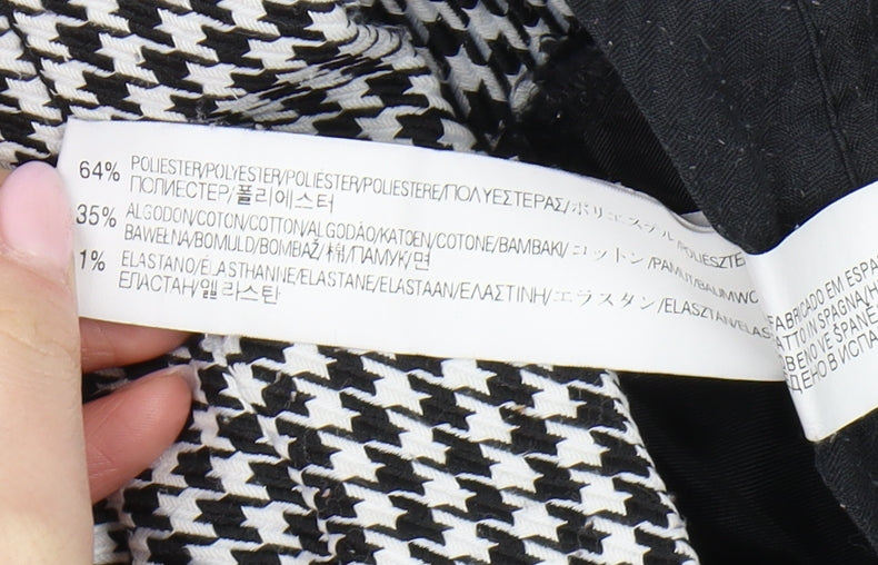 Zara Woman Straight Trousers XS Multicoloured