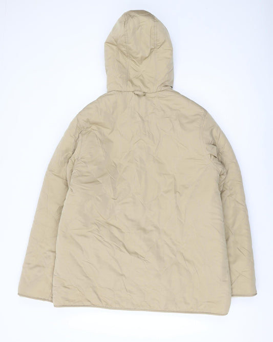 Marks and Spencer Women's Beige Hooded Jacket Size 12