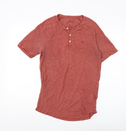 Mens UK Size XS American Eagle Red  T-Shirt