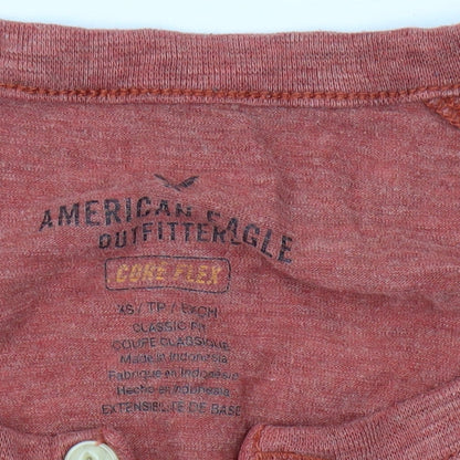 Mens UK Size XS American Eagle Red  T-Shirt