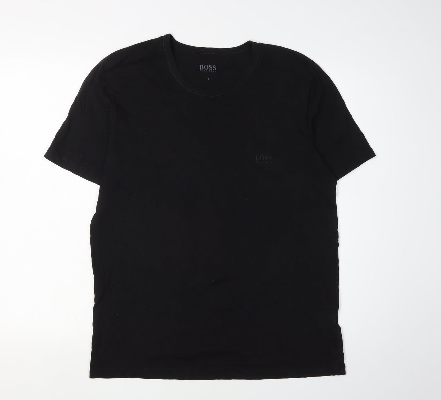 Mens UK Size L HUGO BOSS Black  T-Shirt