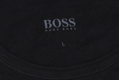 Mens UK Size L HUGO BOSS Black  T-Shirt