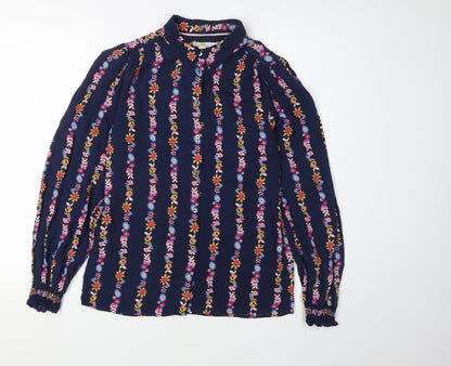 Boden Women's Floral Multicoloured Blouse Size 6