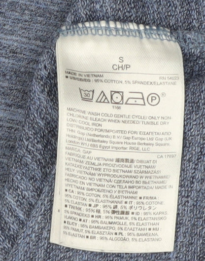 GAP Women's Blue Knee Length Shift Dress, Size S