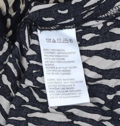 Silence + Noise Women's M Animal Print Dress