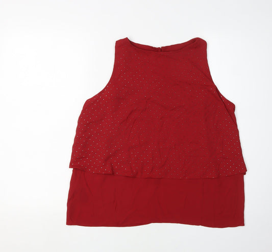 Womens UK Size 14 NEXT Red  Tank