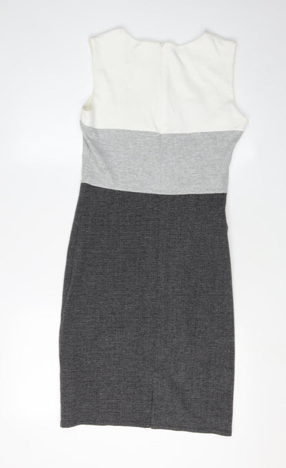 Phase Eight Women's Grey Shift Dress Size 10