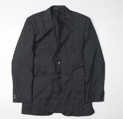 Mens UK Size 40 KJ Regular Black Suit Jacket