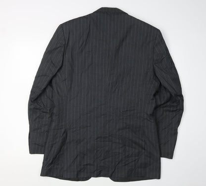 Mens UK Size 40 KJ Regular Black Suit Jacket