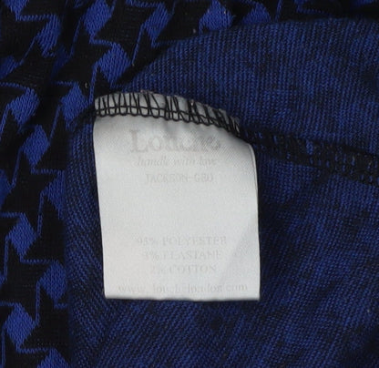 Louche Women's Blue Sheath Dress, Size 10