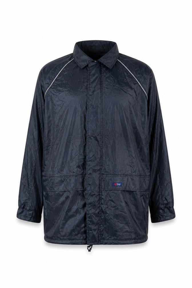 Mens UK Size 2XL Harvey James Blue Rain Coat