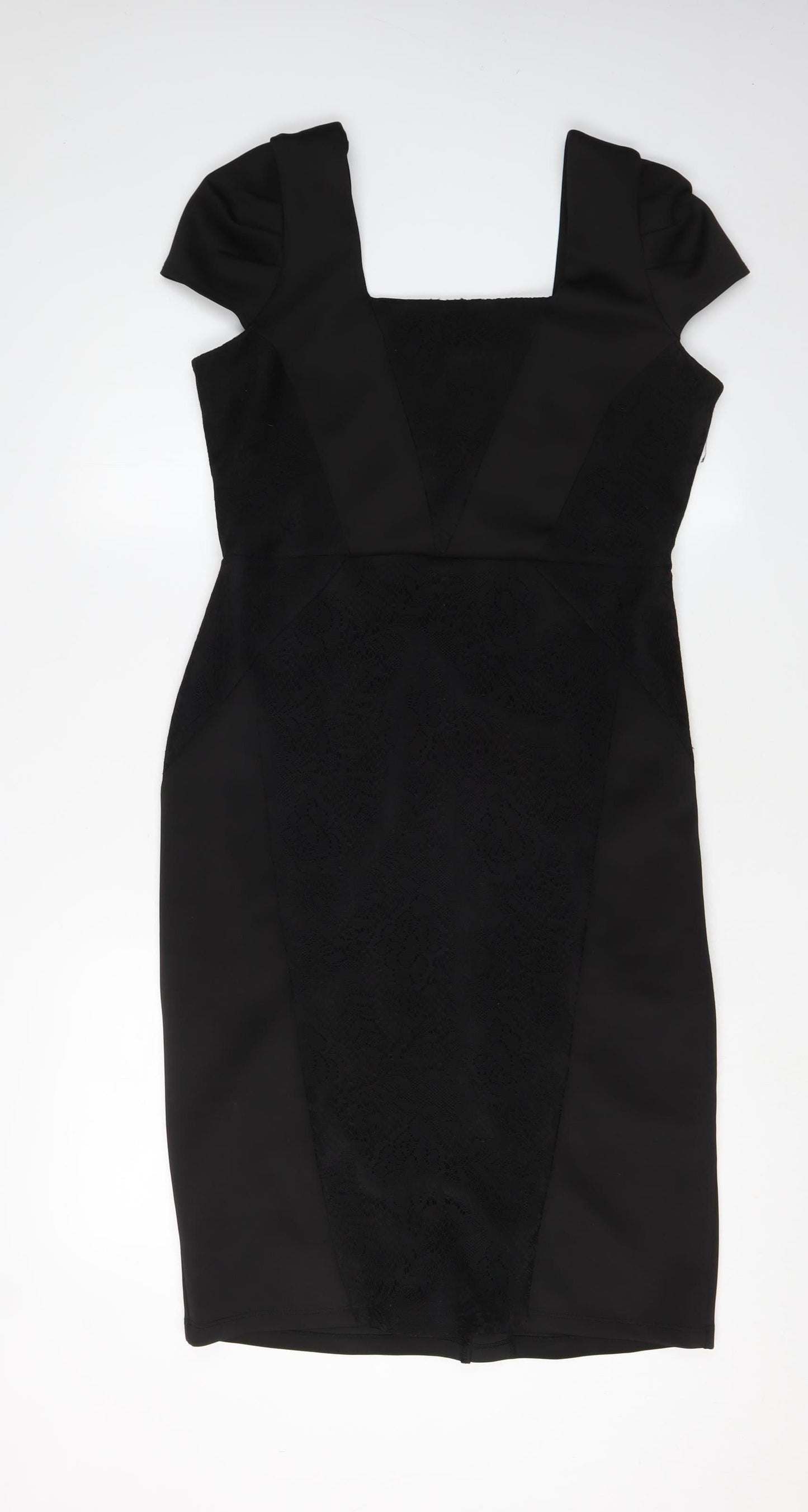 Dorothy Perkins Women's Black Pencil Dress Size 14