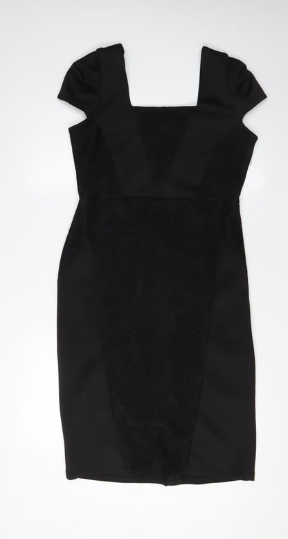 Dorothy Perkins Women's Black Pencil Dress Size 14