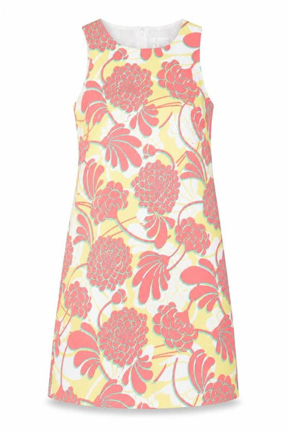London Times Women's Multicoloured Floral Shift Dress, 14