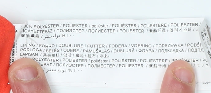 Mango Women's Red A-Line Animal Print Skirt XS